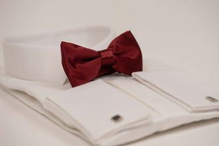 White Nino Pacoli slim-fit shirt with cufflinks