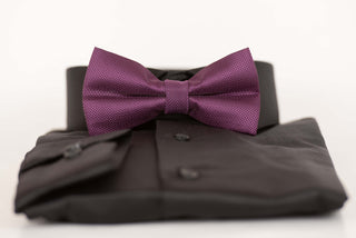 Purple bow tie