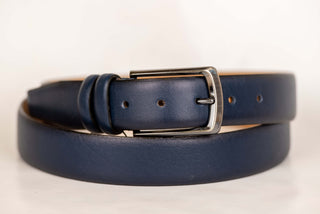 Tumši zila ādas josta