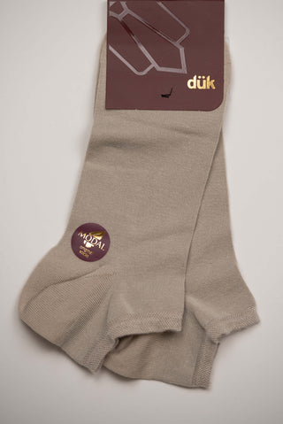 Ultra-breathable short beige socks