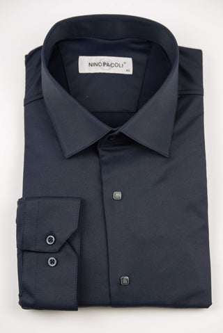 Dark blue Nino Pacoli regular fit shirt