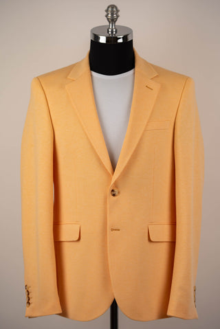 Dzeltena Lozenge slim fit trikotāžas žakete