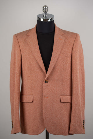 Oranža Lozenge slim fit trikotāžas žakete
