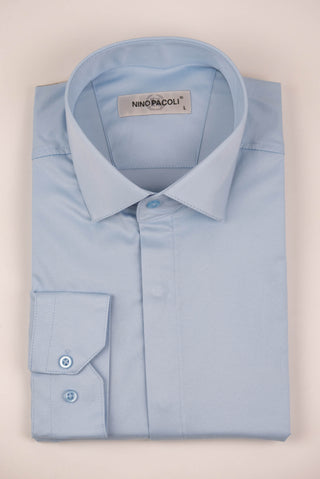 Light blue Nino Pacoli regular fit shirt