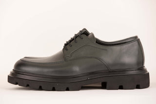 Dark gray Derimo leather shoes