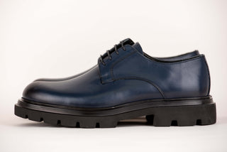 Dark blue Derimo leather shoes