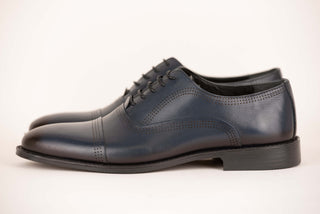 Dark blue Derimo leather shoes