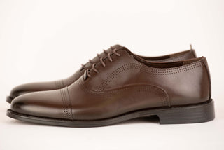 Dark brown Derimo leather shoes