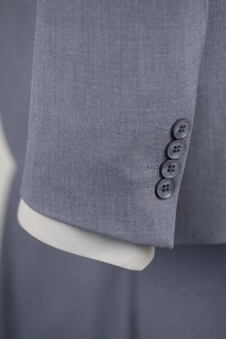 Violeti pelēks Franko Cardini slim fit uzvalks ar vesti