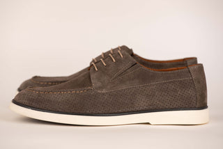 Brown Norka breathable suede shoes