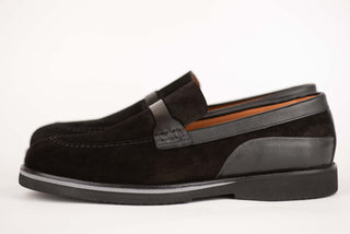 Black Norka suede loafers