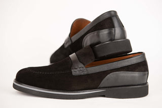 Black Norka suede loafers