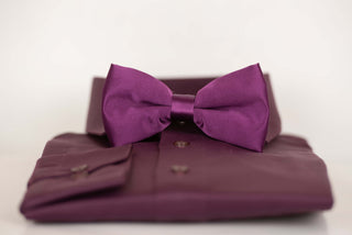 Purple bow tie