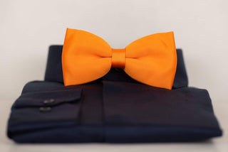 Orange bow tie