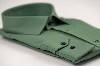 Sūnu zaļš Nino Pacoli slim fit krekls