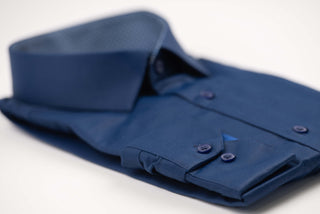 Tumši zils Nino Pacoli slim fit krekls