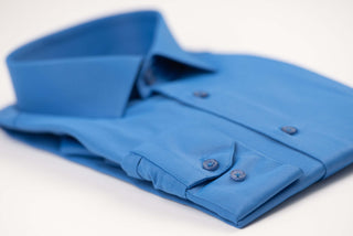 Zils Nino Pacoli slim fit krekls