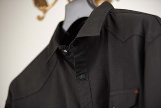 Black Barcotti plus size denim shirt