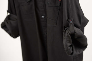Black Barcotti plus size denim shirt