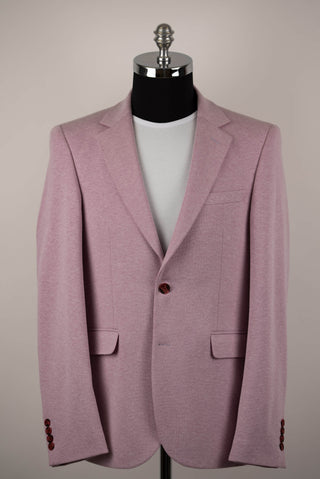 Rozā Lozenge slim fit trikotāžas žakete