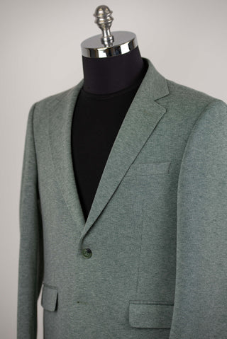 Green Lozenge slim fit stretch blazer