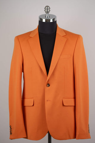 Spilgti oranža Lozenge slim fit trikotāžas žakete