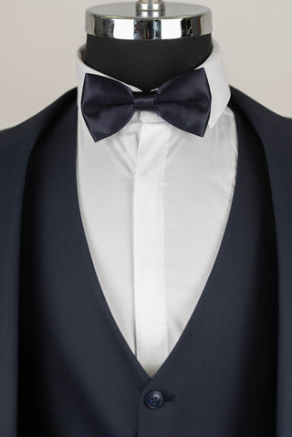 Tumši zils Quesste slim fit uzvalks ar vesti