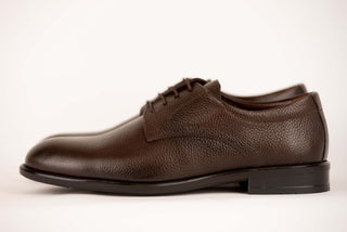 Dark brown Jakamen leather shoes