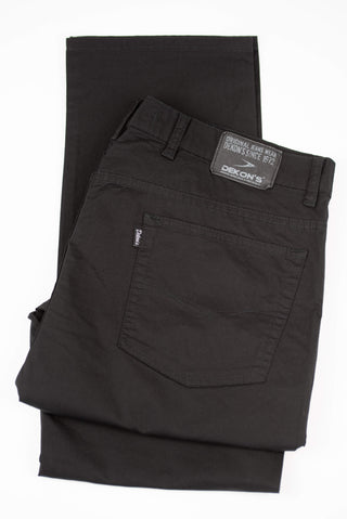 Black Dekon's plus size casual pants