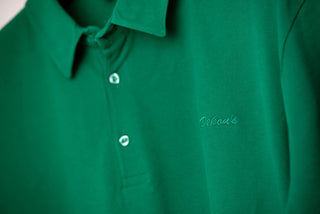 Green Dekon's plus size polo shirt