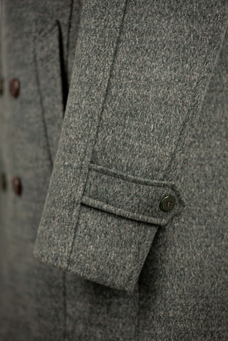 Green Quesste double-breasted coat