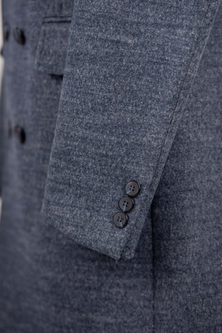 Blue Quesste double-breasted coat