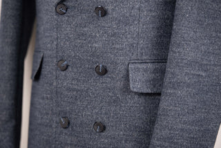 Blue Quesste double-breasted coat