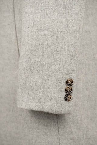 Light grey Lozenge coat with warm padded lining