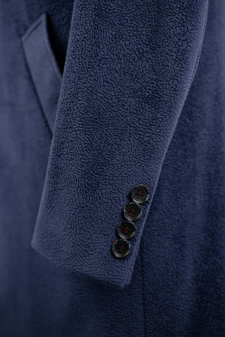 Blue Wessi suede coat