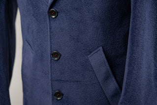 Blue Wessi suede coat