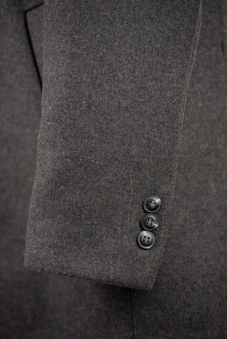 Grey Lozenge coat with warm padded lining