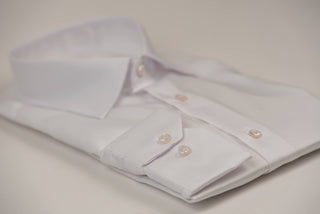 Balts Manschett viegli gludināms, maz burzīgs slim fit krekls