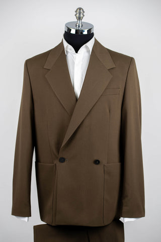 Khaki color Antioch oversized suit
