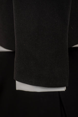 Black Antioch double-breasted oversized suit