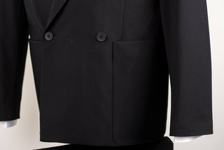 Black Antioch oversized suit