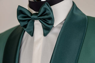 Zaļš Quesste slim fit smokings ar vesti