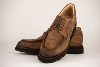 Brūnas Toroslar zamšādas kurpes ar masīvu zoli