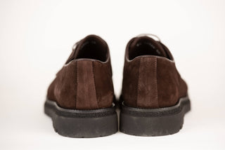 Tumši brūnas Toroslar zamšādas kurpes ar masīvu zoli