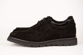 Melnas Toroslar zamšādas kurpes ar masīvu zoli