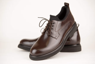 Tumši brūnas Toroslar ādas kurpes