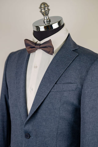 Zils Quesste viegls, elpojošs, maz burzīgs slim fit uzvalks