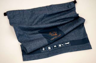 Zils Quesste viegls, elpojošs, maz burzīgs slim fit uzvalks