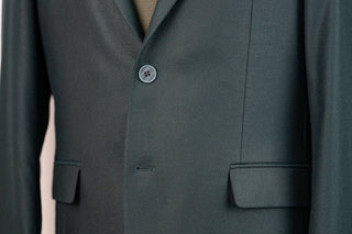 Dark green Montmen slim fit blazer