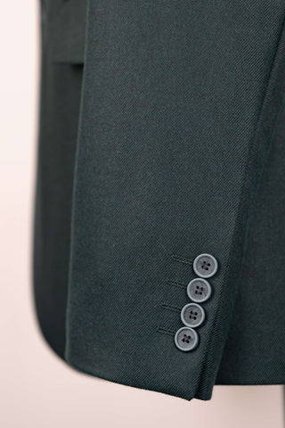 Dark green Montmen slim fit blazer
